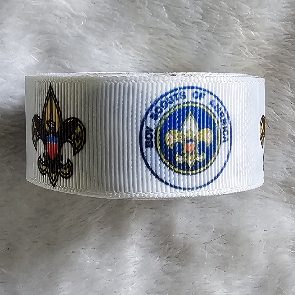 Boy Scouts of America White Ribbon - 5 Yards